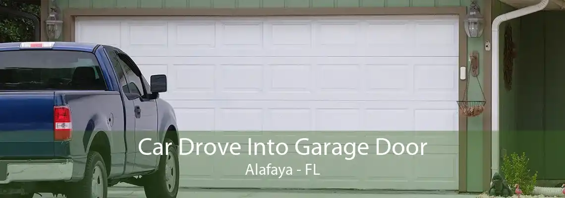 Car Drove Into Garage Door Alafaya - FL