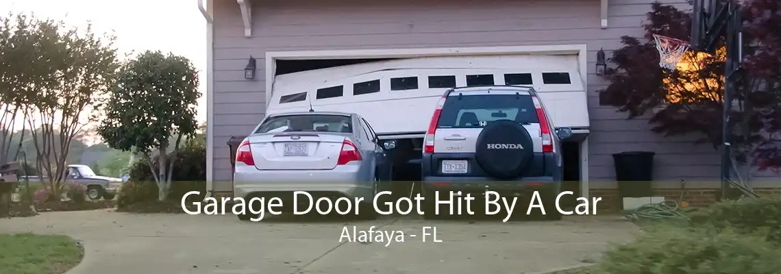 Garage Door Got Hit By A Car Alafaya - FL