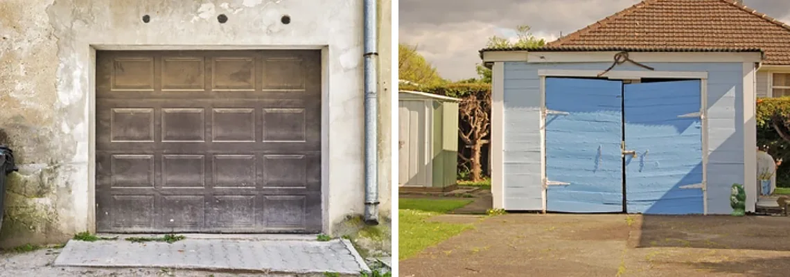 Rotten Steel Garage Door Repair in Alafaya, Florida